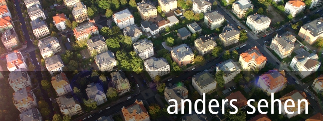 Luftaufnahme Luftbild mit vielen Häusern cottbus