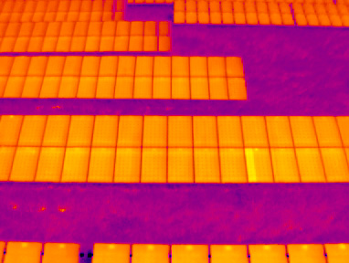 Fehler an PV Anlage infrarotbild mit Substring